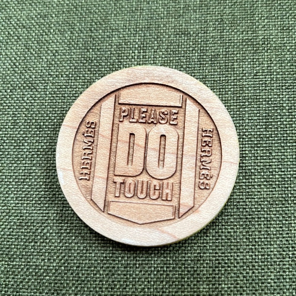 Hermes Wood Coin